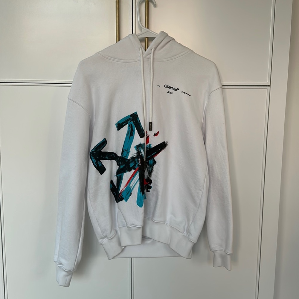 Off white hoodie. Never used.